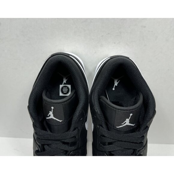 Nike Air Jordan 1 Low GS Cleats Black Wht Football Baseball HF6885-001 5.5 Youth - Picture 7 of 7